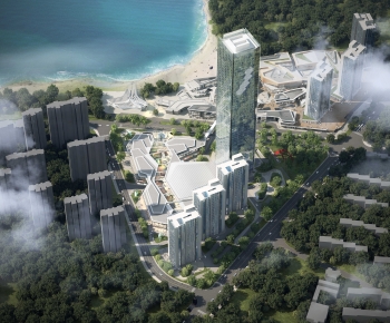 Modern Architectural Bird's-eye View Planning-ID:651407966