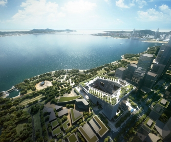 Modern Architectural Bird's-eye View Planning-ID:132042886