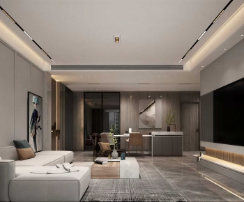 Modern A Living Room-ID:318654062