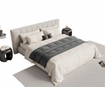 Modern Double Bed-ID:361309059