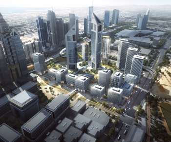 Modern Architectural Bird's-eye View Planning-ID:645351896