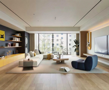 Modern A Living Room-ID:697150953