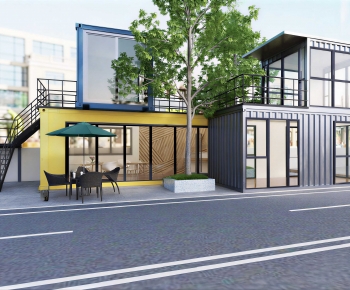 Modern Appearance Of Commercial Building-ID:270174988