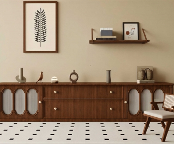 French Style Side Cabinet-ID:540401942