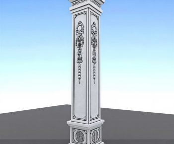 New Chinese Style Sculpture Sketch-ID:694082029