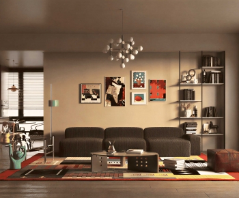 Modern A Living Room-ID:423011061