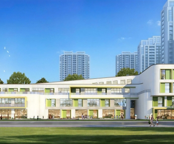 Modern School Building-ID:406339242
