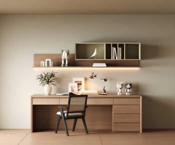 Modern Computer Desk And Chair-ID:819270678