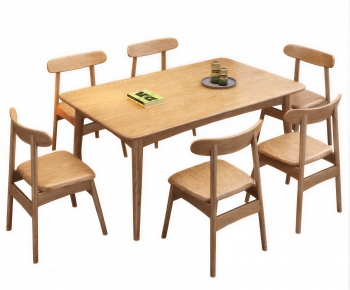 Nordic Style Dining Table And Chairs-ID:394481908