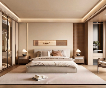 New Chinese Style Bedroom-ID:270565039