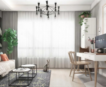 Modern A Living Room-ID:306030992