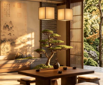 New Chinese Style Tea House-ID:987323055