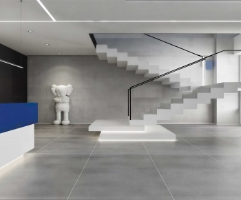 Modern Office Reception Desk-ID:632271055