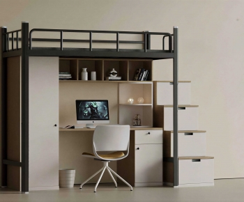 Modern Bunk Bed-ID:132143023