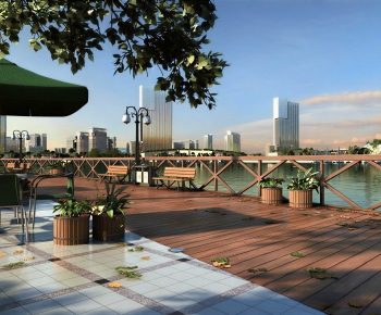 Modern Park Landscape-ID:492351113