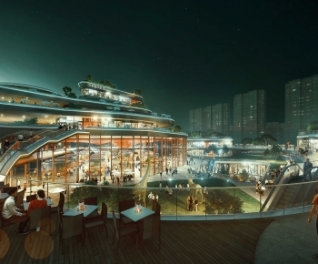 Modern Appearance Of Commercial Building-ID:922293909