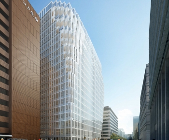 Modern Appearance Of Commercial Building-ID:307920932