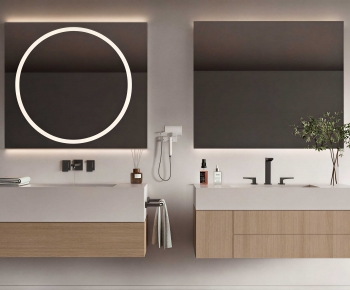Modern Bathroom Cabinet-ID:992497922