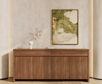 Nordic Style Entrance Cabinet-ID:195619111