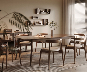 Modern Dining Table And Chairs-ID:717133055