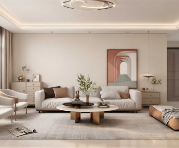 Modern A Living Room-ID:572221049