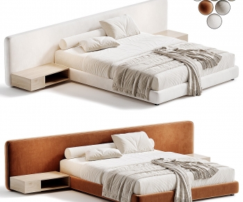 Modern Double Bed-ID:961899045