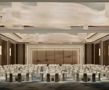 Modern Banquet Hall-ID:838455924