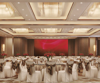 Modern Banquet Hall-ID:742044935