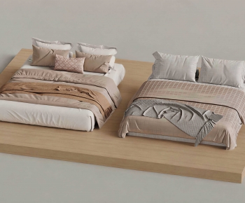 Modern Double Bed-ID:347574958