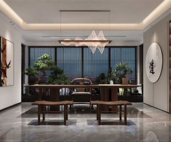 New Chinese Style Tea House-ID:601195108