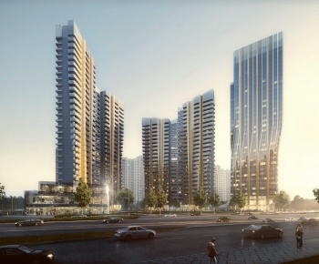 Modern Residential Building-ID:396249061