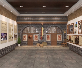 New Chinese Style Exhibition Hall-ID:416842946
