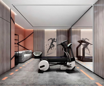 Modern Home Fitness Room-ID:167160993