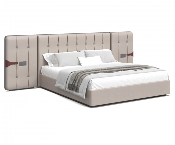 Modern Double Bed-ID:234165918