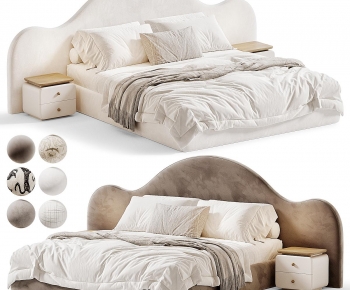 Modern Double Bed-ID:642261032