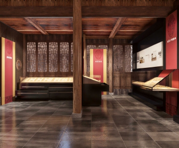 Chinese Style Exhibition Hall-ID:981375937