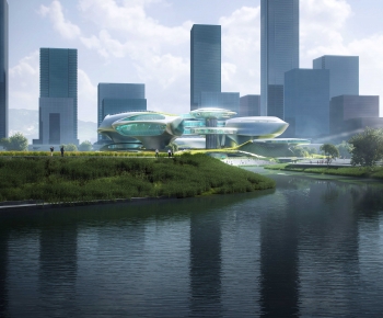 Modern Architecture Of Artistic Style-ID:604711065