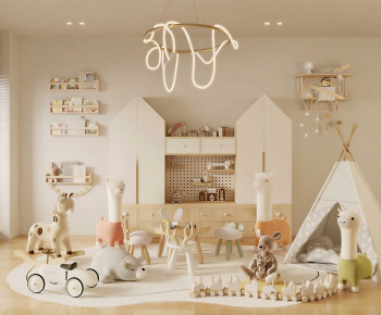 Modern Children's Room Activity Room-ID:589636096