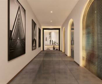 New Chinese Style Corridor-ID:689296018