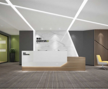 Modern Office Reception Desk-ID:386876117