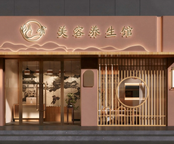 New Chinese Style Facade Element-ID:905949127