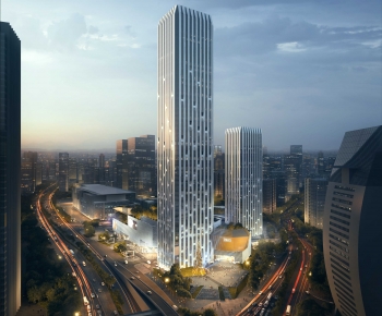 Modern Appearance Of Commercial Building-ID:345149029