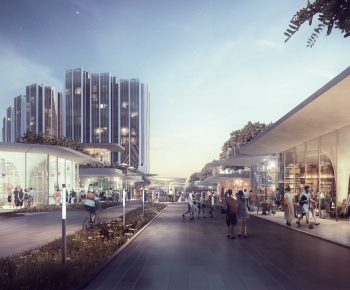 Modern Building Appearance-ID:211162096