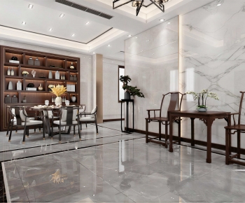 New Chinese Style Dining Room-ID:989599943