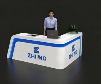 Modern Reception Desk-ID:501704932