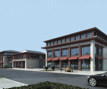 New Chinese Style Commercial Street-ID:212239039