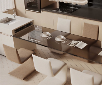 Modern Dining Table And Chairs-ID:674381974