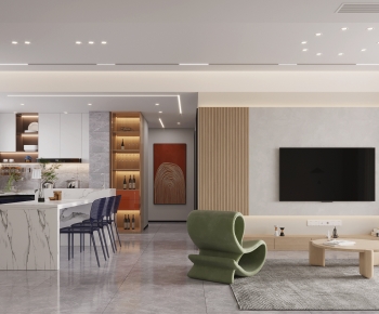 Modern A Living Room-ID:647200114