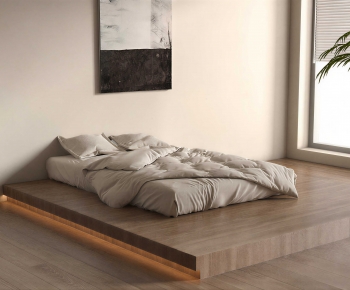 Modern Double Bed-ID:168448934