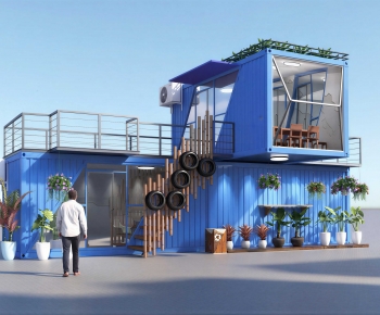 Modern Appearance Of Commercial Building-ID:548314096